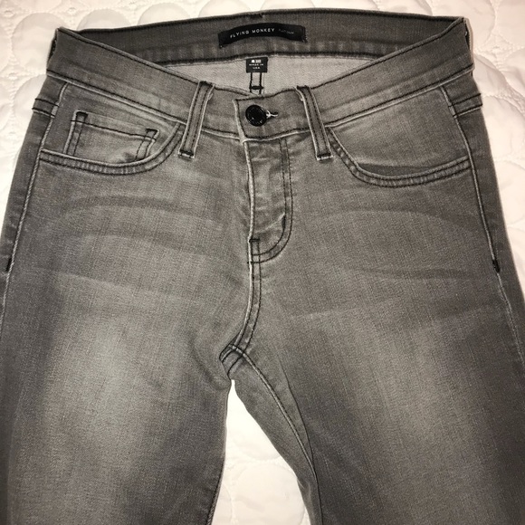 Ripped grey skinny jeans - Picture 6 of 8